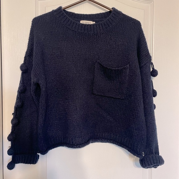 Navy Knit With Arm Balls - Picture 1 of 10